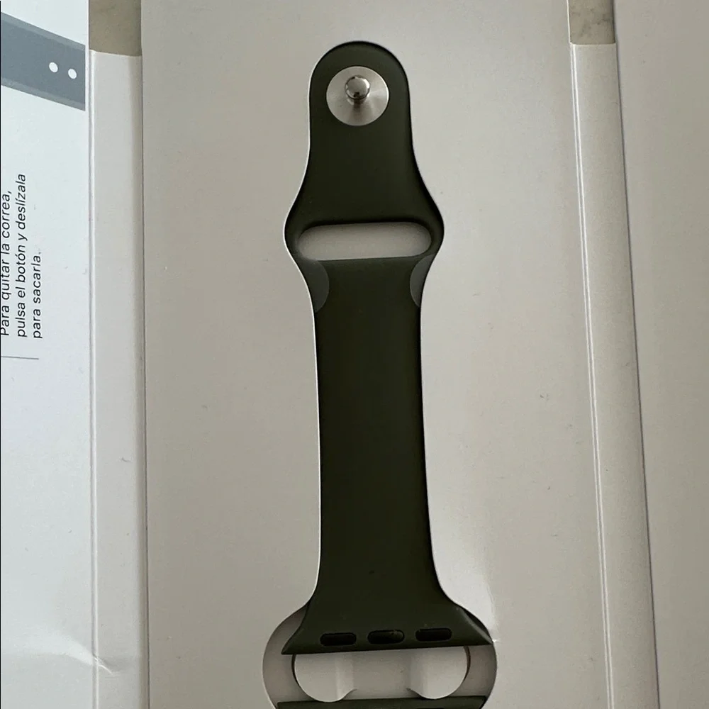 Green Apple Watch Silicone Sport Band